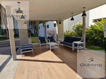 Departamento en renta anual en Isla Mazatlán, Marina