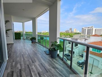 Departamento en renta anual en Isla Mazatlán, Marina