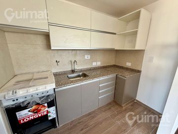 43 m2 - 1 Amb con Parrilla - Exc. Vista abierta - Cocina completa