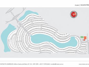 Terreno en venta al agua en Barrio Silvestre Nordelta