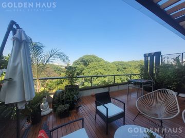 Semipiso 4 ambientes en venta en Palermo con terraza propia y cochera