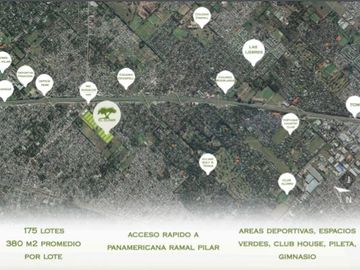 a 100 metros de la Panamericana -excelente acceso-