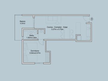 VENTA| Departamento 1 Dormitorio A ESTRENAR en  Nueva Córdoba en el  edificio GÜARIDA X .