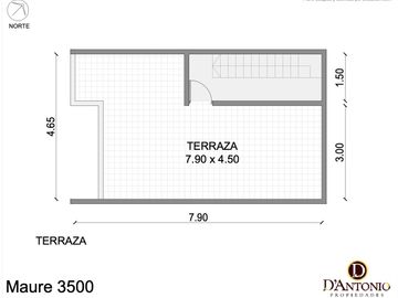 Venta - 3 ambientes - Tipo casa - Tríplex con terraza, balcón y patio