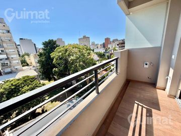 42 m2 - 1 Amb con Parrilla - Exc. Vista abierta - Cocina completa