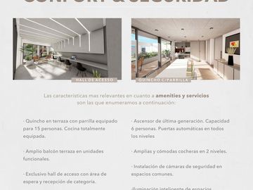 Departamento a estrenar de 1 ambiente. Bonjo 10 en zona Guemes