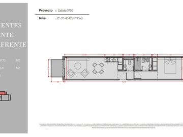 Dto 2 ambientes en venta c/toilette Colegiales