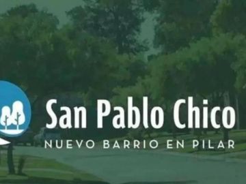 ESPECTACULAR LOTE EN BARRIO SAN PABLO CHICO-PILAR