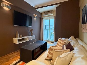 DEPTO 2 AMBIENTES EN ALQUILER AMOB. - RECOLETA