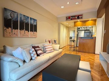 DEPTO 2 AMBIENTES EN ALQUILER AMOB. - RECOLETA