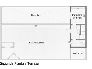 Pasillo En VENTA + terraza exclusiva en el Centro