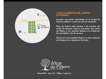 VENTA - Terreno - Altos de Piñero, Piñero.
