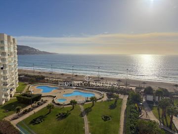 Primera línea con vista panorámica de 180° a la bahía de Papudo 🌊