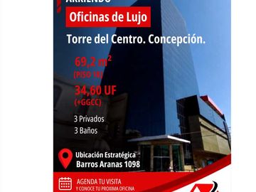 Oficina en arriendo  en CONCEPCIÓN