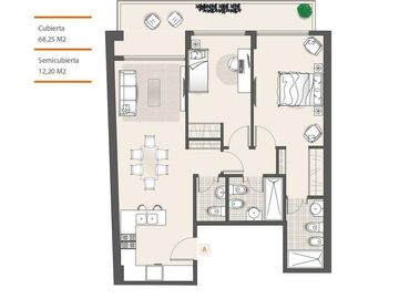 Venta - 3 Ambientes Balcón Aterrazado al Frente - En Construcción - Villa del Parque