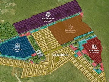 TERRENO EN VENTA URBANIZADO CLUSTER PRIVADO 9x25 ENTREGA INMEDIATA