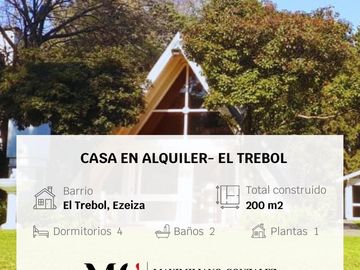 Casa Quinta en Alquiler El Trébol , Ezeiza, La Union