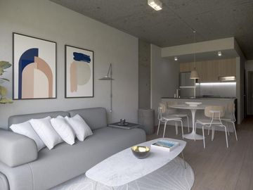 Venta departamento de un dormitorio con balcón en construcción. Abasto, Rosario