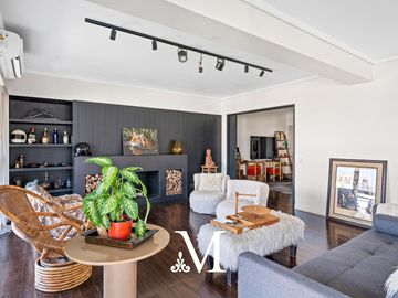Increible semipiso en esquina Av.Del Libertador y Salguero, balcón aterrazado, 7 amb. 2coch. seg24 h