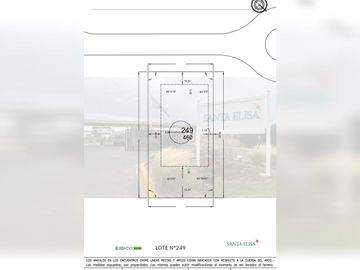 VENTA LOTE SANTA ELISA, OPORTUNIDAD