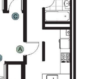 Venta Dpto 1 Dormitorio. Balcón. Estrenar. Abasto
