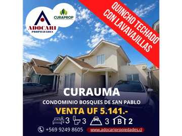 CURAUMA - CONDOMINIO BOSQUES DE SAN PABLO - 3D 3B 3E 2B