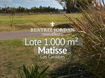 TERRENO EN VENTA, BARRIO PRIVADO MATISSE, LOS CARDALES