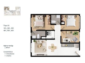Departamentos en Preventa en Av. Revolución, San Pedro de los Pinos