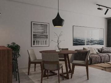 Departamento 3 ambientes en emprendimiento en Caballito