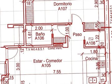 Departamento 3 ambientes con balcon y cochera - Florida Oeste