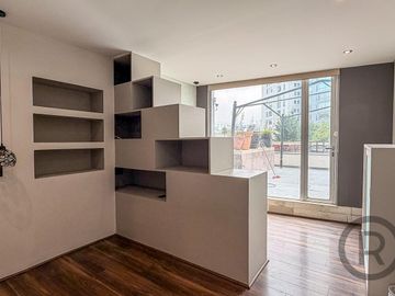 Departamento con gran terraza en residencial Aquario
