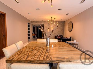Departamento con gran terraza en residencial Aquario