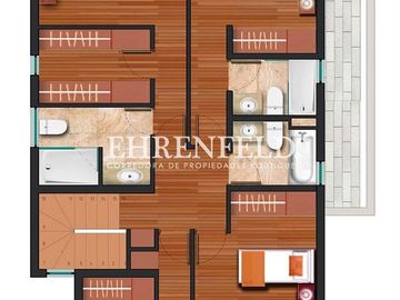 Laderas de Montemar, Concón. Casa con excelente distribución.