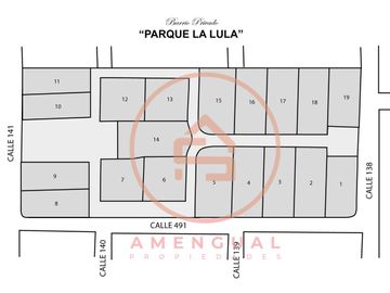 Ultimos lotes en VENTA desde 1421 m2 | Barrio Cerrado La Lula - 138 y 490 J. Gorina