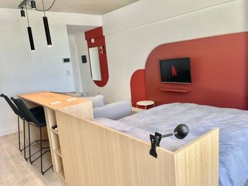 Hermoso estudio amoblado y equipado en alquiler en Palermo Hollywood