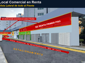Local Comercial con 1,470 m² en 2 Niveles en Renta sobre  Calzada Vallejo