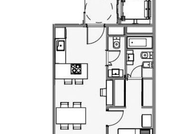 VENTA DEPARTAMENTO 2 AMBIENTES AMOBLADO CON BALCON EN PALERMO