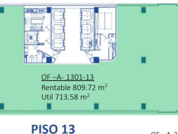 Oficina en Renta en Santa Fe Diamante (m2o611)