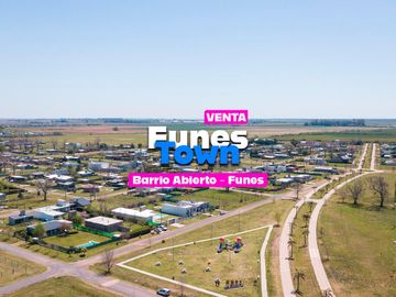 Lote de 867m2  en Funes Town Escriturado