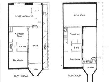 Casa al frente en venta Mendoza y Bv Oroño Rosario Patio Terraza PH