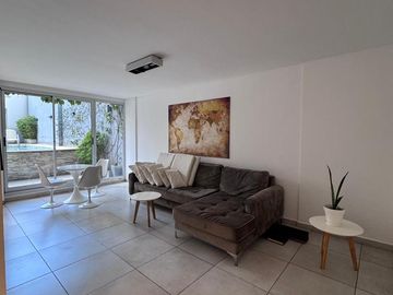 Departamento-2 Ambientes-Con Toilette-Amenities-Pileta-Parrilla-Baño en suit