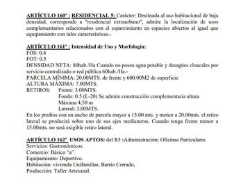 TERRENO EN VENTA - FRANCISCO ALVAREZ