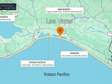 Reserva territorial costera en venta frente al Océano Pacífico,  Oaxaca