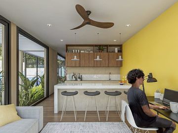 DEPARTAMENTO EN VENTA EN TEMOZON NORTE, MERIDA AMUEBLADO Y CON AMENIDADES
