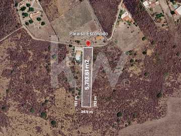 Terreno en venta en Paraíso Escondido