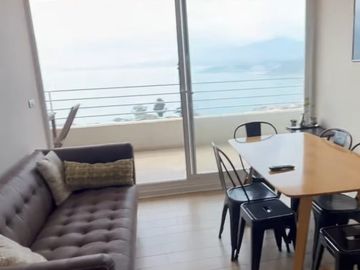 ARRIENDO AMOBLADO AÑO CORRIDO 2D 2D VISTA AL MAR