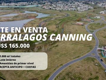 LOTE EN VENTA TERRALAGOS CANNING ANTICIPO CUOTAS