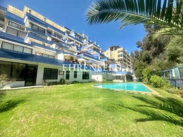 Jardín del Mar. Reñaca. Departamento  remodelado, 121 m2.