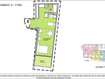 Departamento - Colegiales