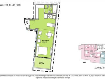 Departamento - Colegiales